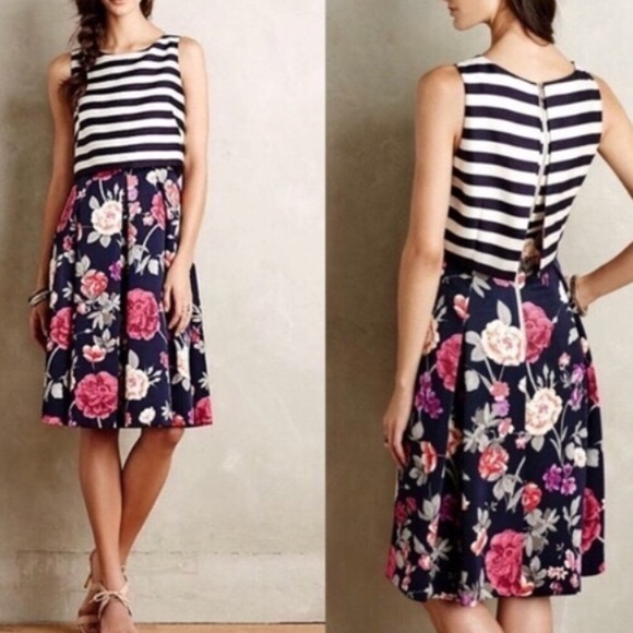 Anthropologie Dresses & Skirts - Anthropologie Moulinette Seours striped floral